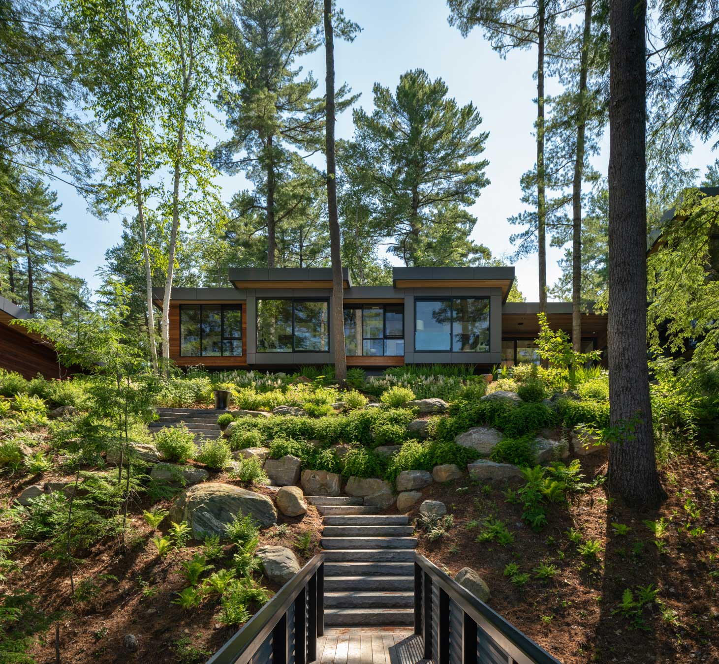 Rammed Earth Cottage - Trevor McIvor Architect Inc.